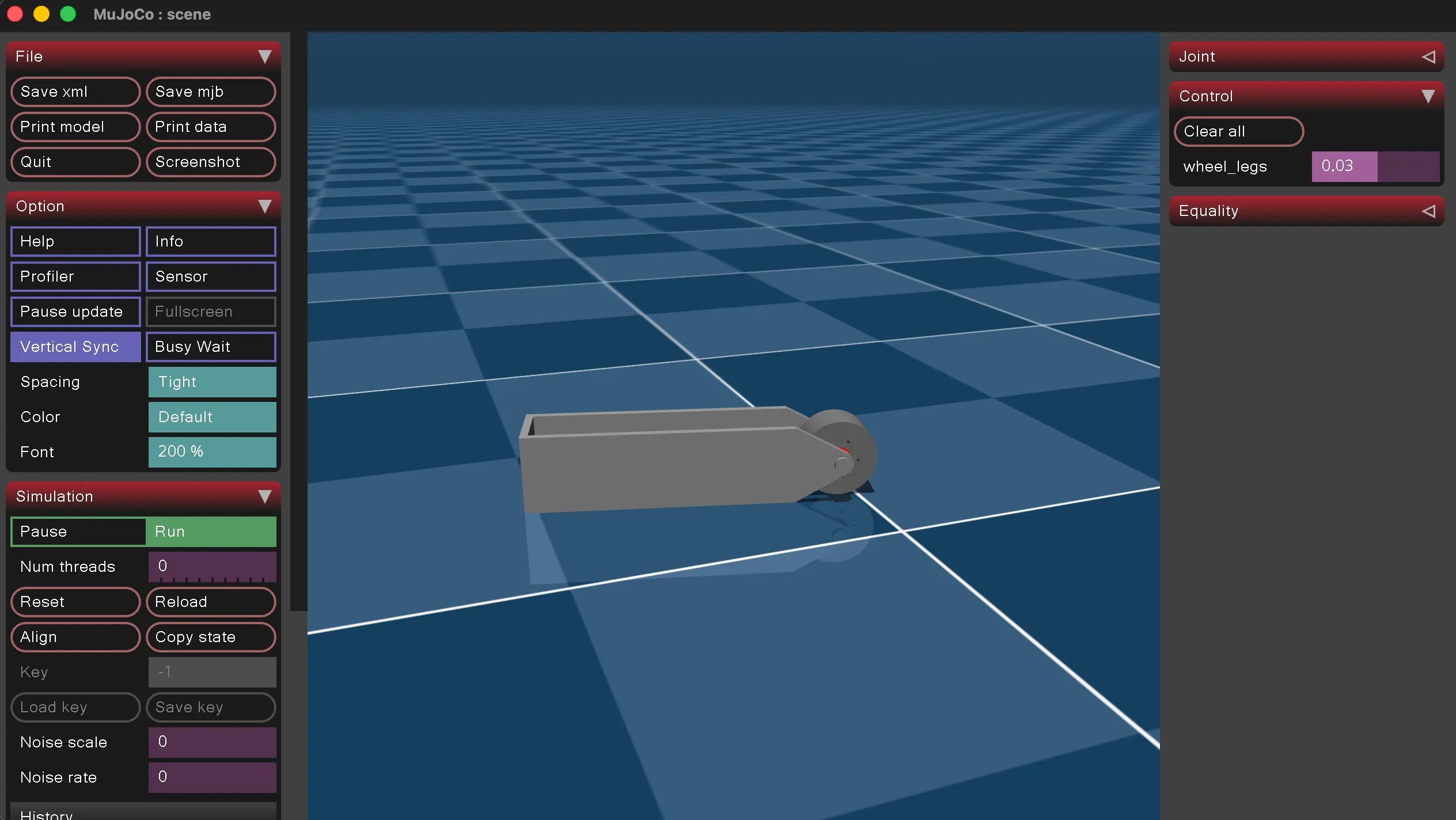mujoco-window-showing-control-sidebar